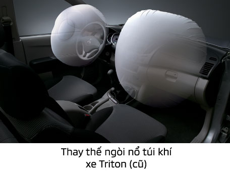 thay the ngoi no tui khi xe triton cac chuong trinh trieu hoi sua chua mien phi